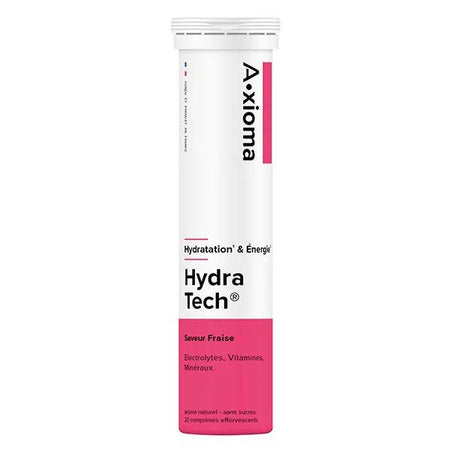 Aragan - Synactifs HydraTech® Fraise - Hydratation et Energie - 20 comprimés effervescents