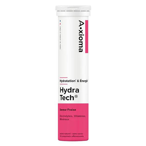 Aragan - Synactifs HydraTech® Fraise - Hydratation et Energie - 20 comprimés effervescents
