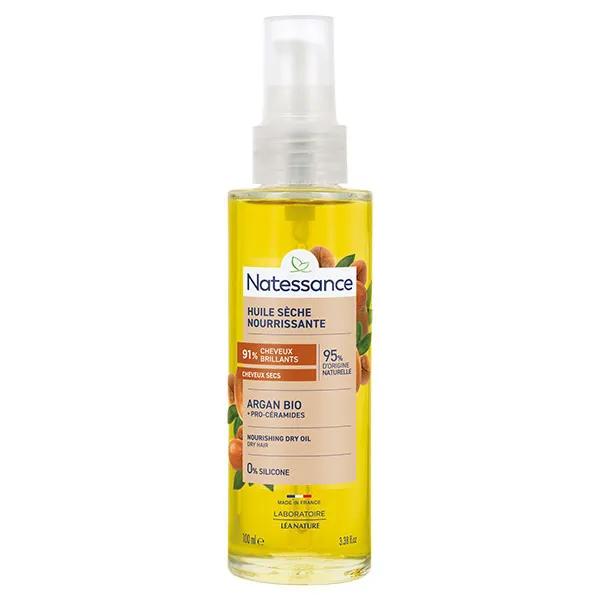 Natessance Huile capillaire nourrissante argan (100 ml)
