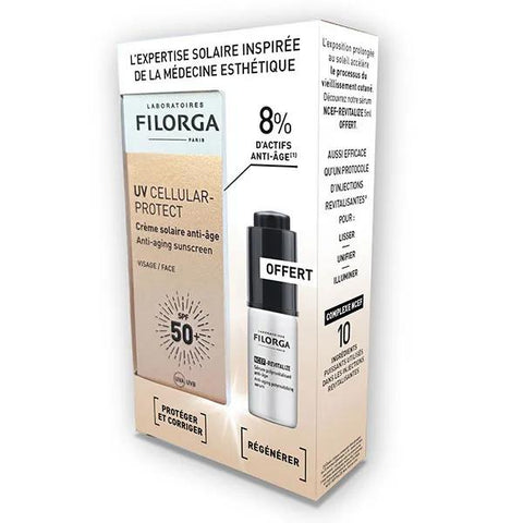 Filorga UV Cellular-Protect Crème solaire anti-âge 40ml + sérum 5ml Offert