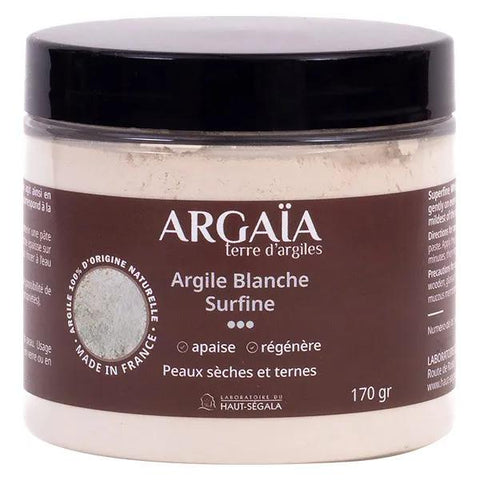 Argaïa Weiße Tonerde, ultrafein, Pulver 170g