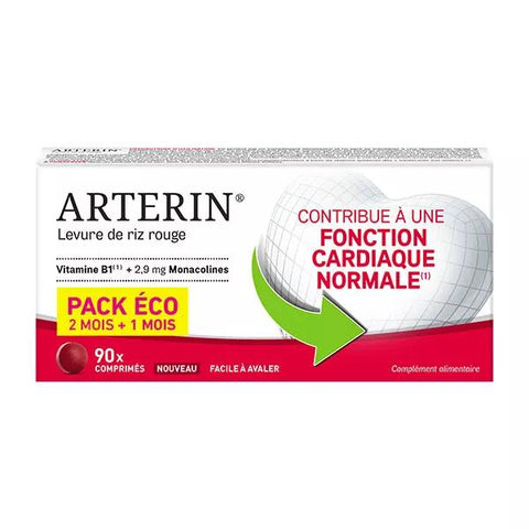 Arterin Roter Reis Hefe 2,9 mg 2 Monate + 1 gratis 90 Tabletten