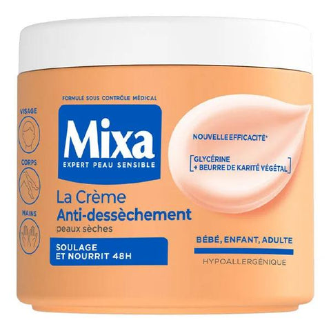 Mixa La Crème Anti-Dessèchement Des Peaux sèches 400ml