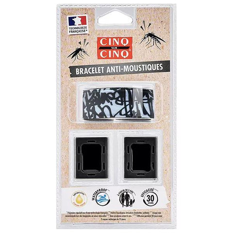 Cinq sur Cinq Graffiti Mosquito Repellent Bracelet 1 unit