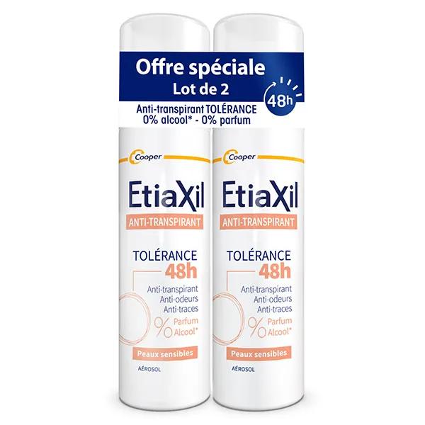Etiaxil Anti-transpirant 48h Transpiration Modérée lot de 2 x 150ml