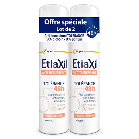 Etiaxil Anti-transpirant 48h Transpiration Modérée lot de 2 x 150ml