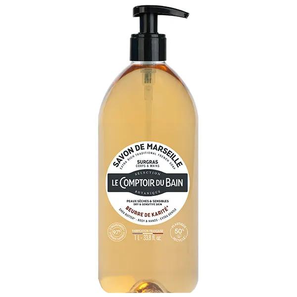 Le Comptoir Du Bain - Savon De Marseille Liquide Surgras Beurre De Karité 1L