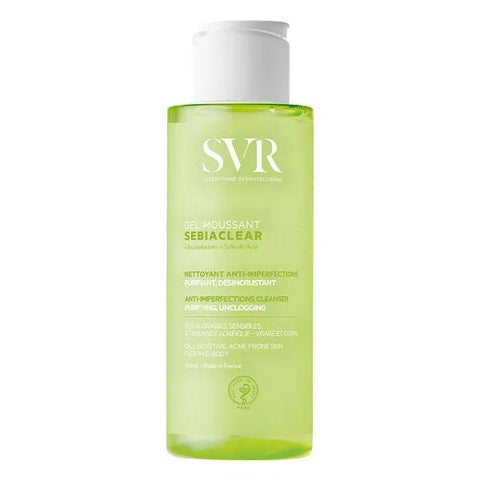 SVR Sebiaclear Gel moussant nettoyant anti-imperfections (100 ml)