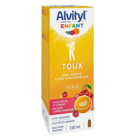 Alvityl Husten - Trinklösung - Kinder - Honig, Malve, Hyaluronsäure