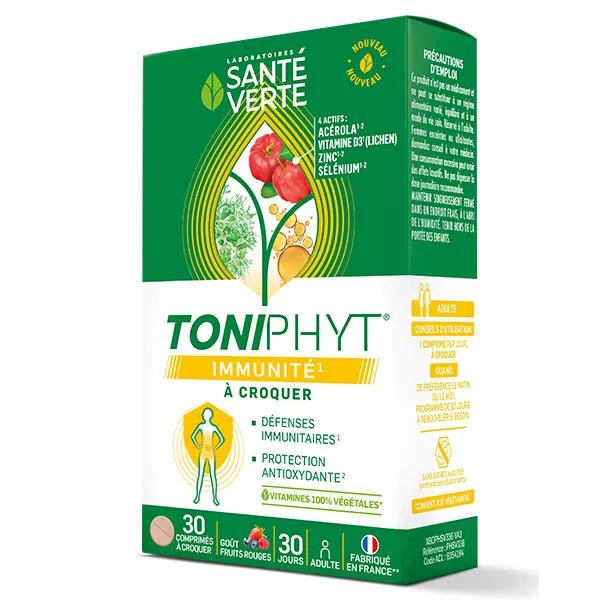 Santé Verte TONIPHYT IMMUNITE vitamines à croquer 30 comprimés