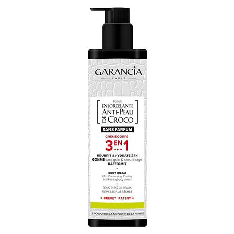Garancia Ensorcelante Formule Anti-Peau de Croco Crème Corps Sans Parfum 3 en 1 400 ml