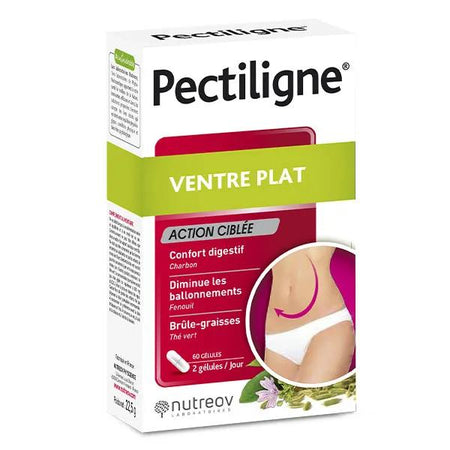Nutreov Pectiligne Ventre plat - Boite 60 gélules