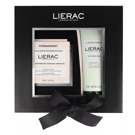 Lierac Hydragenist Coffret Hydratation Eclat Gel-Crème 50 ml + Masque Gommant 75 ml