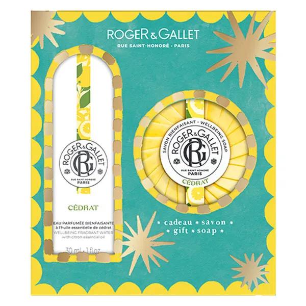 Roger&Gallet Coffret Eau Parfumée Bienfaisante Cédrat 30ml et Savon 100g
