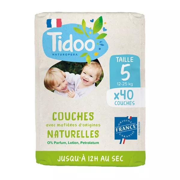 Tidoo Couche Écolabellisée Taille 5 (12-25kg) - 40 couches
