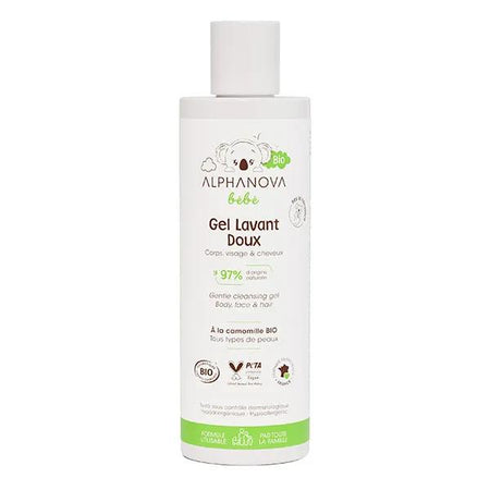 Alphanova Bébé gel lavant doux bio* (200 ml)