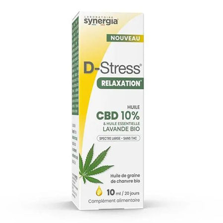 D-Stress Relaxation Huile CBD 10% - Flacon pipette 10 ml