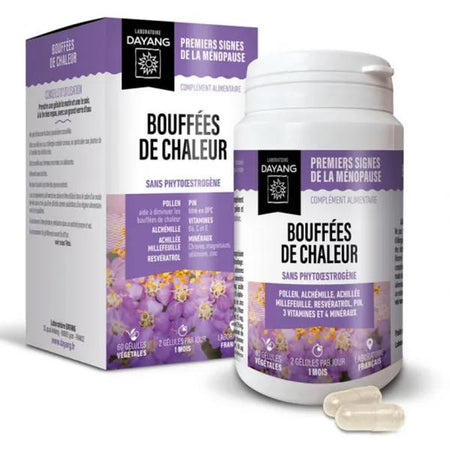 Dayang femme ménopause Bouffées de chaleur 60 gél