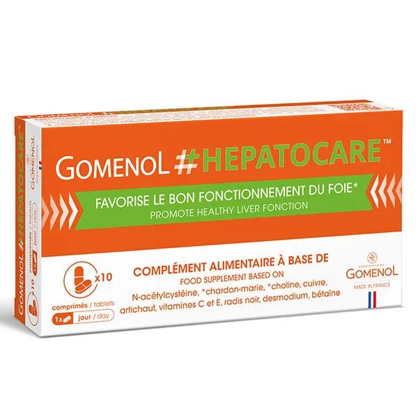 GOMENOL + GOMENOL HEPATOCARE Boite 10 comprimés