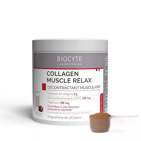 Biocyte Collagen Muscle Relax Collagen Hydrolysate Cocoa Flavour 220g