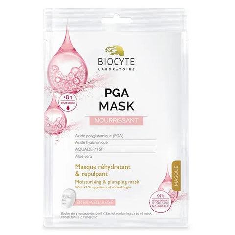 Biocyte Cosmétique PGA Mask Nourrissant Masque Réhydratant & Repulpant 1 unité