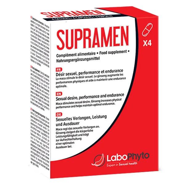 Labophyto Supramen - stimulant sexuel rapide - 4 gélules