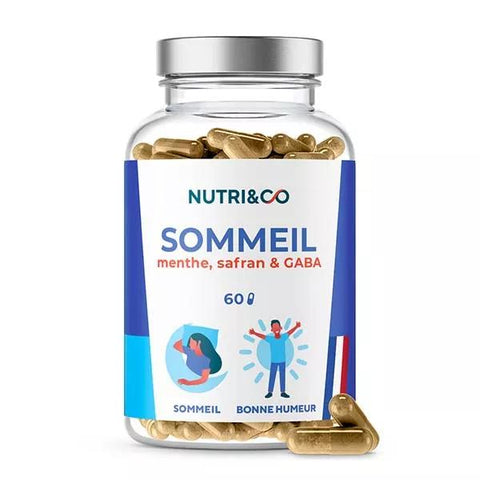 Nutri&Co Schlaf Formel Einschlafhilfe & Stressreduzierung 60 Kapseln