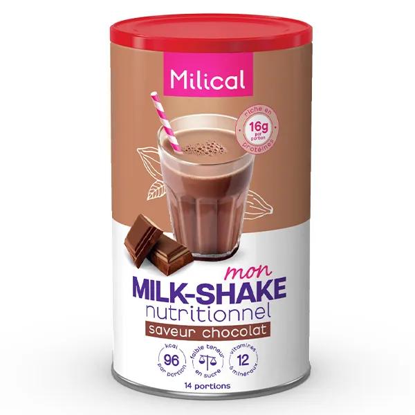 Milical Hyperprotéinés Milk-Shakes Chocolat Format Eco 18 portions