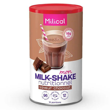 Milical Hyperprotéinés Milk-Shakes Chocolat Format Eco 18 portions