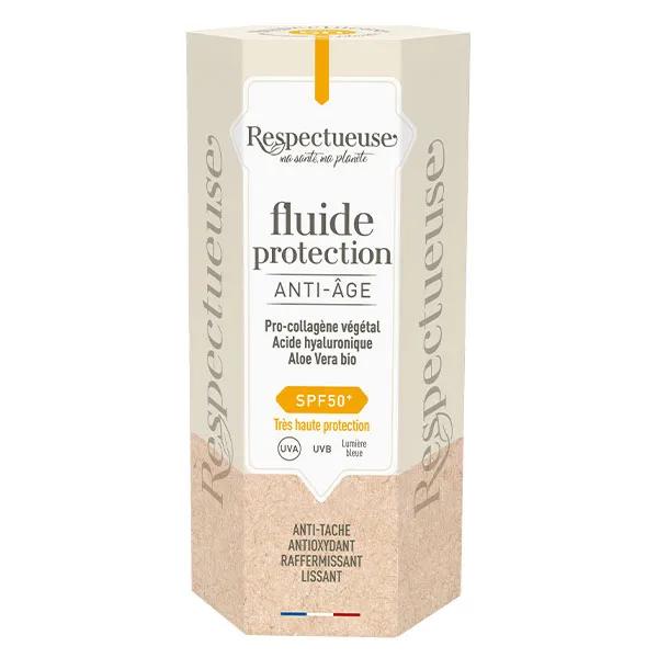Respectueuse Fluide protecteur anti-âge SPF50+ (30 ml)