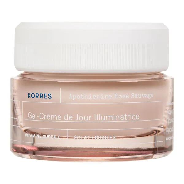 Korres Rose Sauvage Crème Éclat et Premières Rides Peaux Normales à Mixtes 40ml