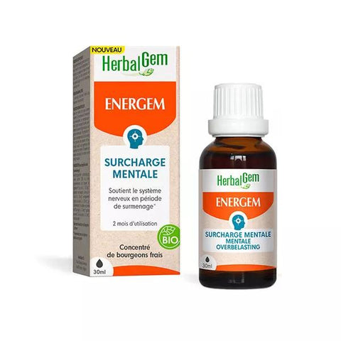 Herbalgem Energem Bio Überanstrengung Geistig 30 ml