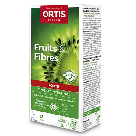 Ortis Fruits & Fibres Forte Complexe Transiplus ® 12 sticks - Transit