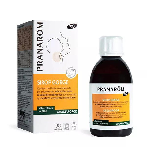 Pranarom, Aromaforce, Bio Hustensirup Honig und Ravintsara 150 ml