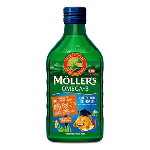 Möller’s Omega-3 Lebertran mit Multifruchtgeschmack