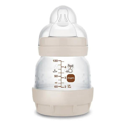 Mam Easy Start Anti-Kolik-Flasche Sand, Sauger Größe 0, 130 ml
