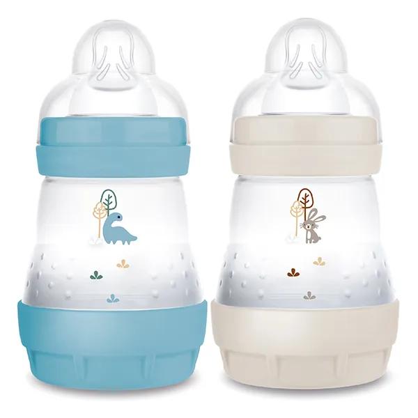 Mam Biberon Easy Start Anti-Colique Océan + Sable Tétine Débit 1 2 x 160ml