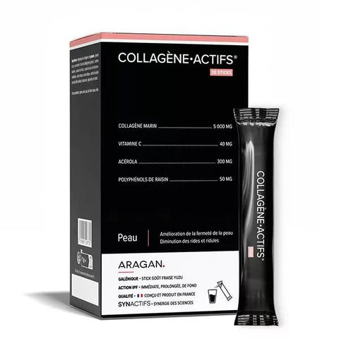 Aragan Synactifs Collagen Actives Skin Firmness Wrinkles and Fine Lines 20 sticks