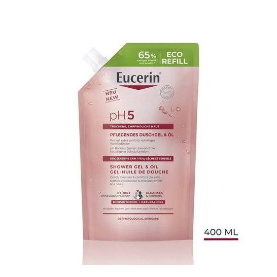 Eucerin pH5 Gel-Huile de Douche Éco-recharge 400ml