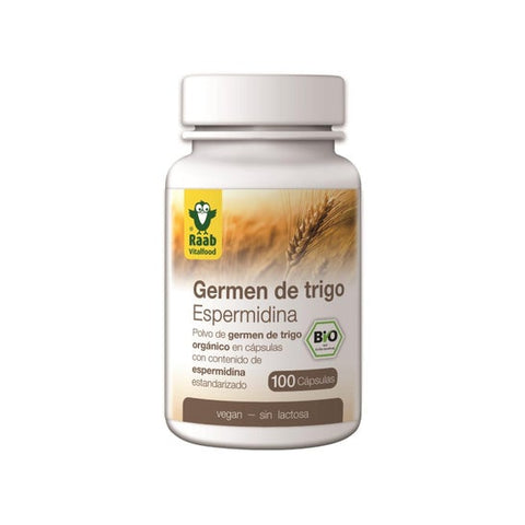Raab Vitalfood Spermidine germe de blé 600 mg (100 gélules)
