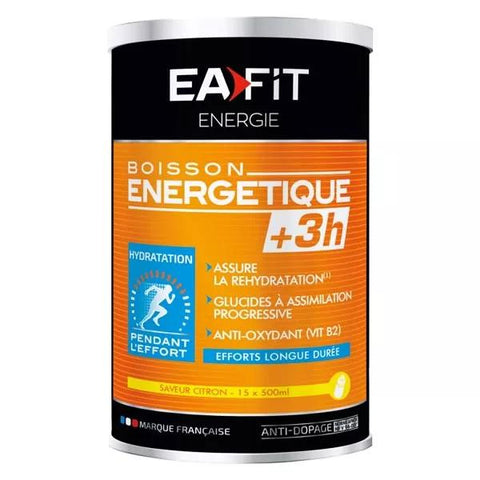 Eafit Energy Drink +3H Lemon Flavor 500g