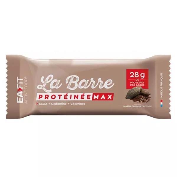 Eafit La Barre Protéinée Max Chocolat Intense 60g