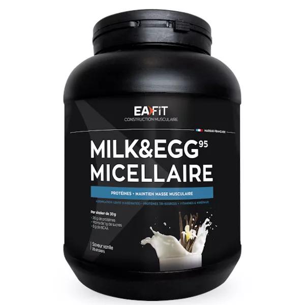 Eafit Milk & Egg 95 Micellaire Goût Vanille 750g