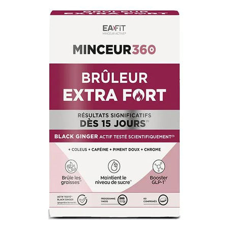 Eafit Minceur 360 - Brûleur Extra Fort - Brûleur de graisses - Black Ginger