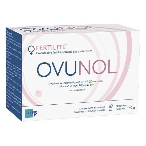 Effik Ovunol Fertilité et Conception Femmes Boîte de 1 mois 30 sachets