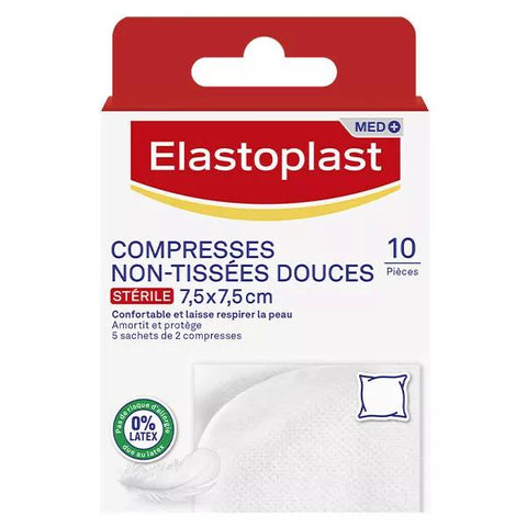 Elastoplast Erste Hilfe Weiche Vlies-Kompresse 10 Stück
