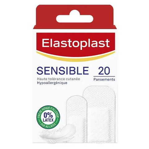 Elastoplast Sensitive Pflaster Weiß 20 Stück