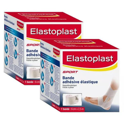 Elastoplast Sport Elastischer Verband, 2er-Pack, 6 cm x 2,5 m
