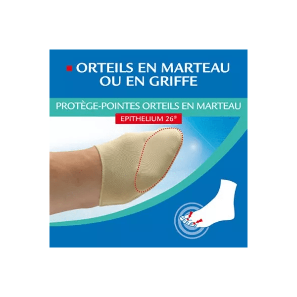 Epitact Protège Pointes Orteils Epithelium 26 Taille M