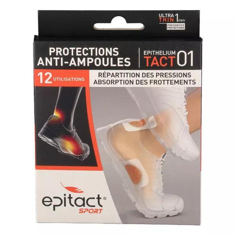 Epitact Sport Blasenpflaster EpitheliumTact, 4 Protektoren und 12 Klebestreifen